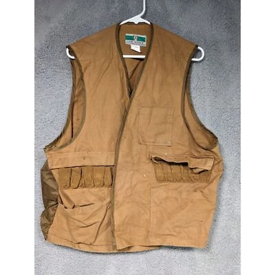 Vintage Game Winner Vest Mens XL Brown Outdoor Hunting - Image 1 of 4