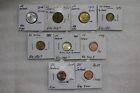 ???? Thailand 25 Satang - 9 Old Coins Lot B49 #1942