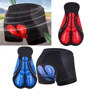 Men Cycling Shorts 5D Gel Padded Underwear MTB Mountain Bike Bicycle Short Pants - Picture 1 of 13