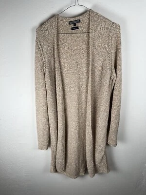 Tommy Hilfiger Abrigo Cárdigan Bolsillos Largos Cierre Botón Beige Talla XS Mujer Foto 1 de 4
