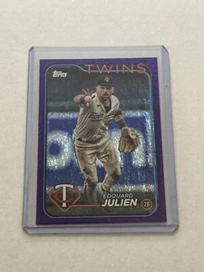 2024 Topps Series 2 - Purple Foil #596 Edouard Julien /799 - Picture 1 of 3