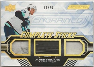 2023-24 Upper Deck Engrained Complete Sticks #CSJM Jared McCann 16/25 Seattle - Picture 1 of 2