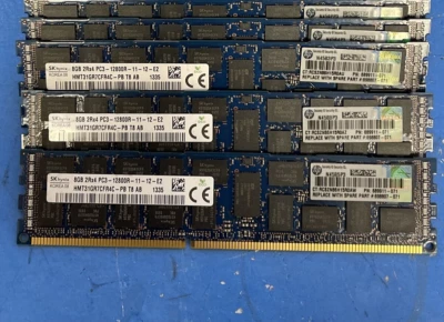 40GB (5x8GB) Hynix HMT31GR7CFR4C-PB 8GB DDR3 Server Memory RAM - Image 1 of 3