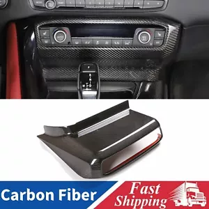 Carbon Fiber Car Center Console Lower Panel Trim Cover For GR Supra A90 2019-22 - Picture 1 of 11