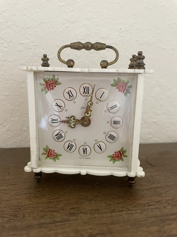 Jerger Vintage Bedside Table Alarm Clock - Special Rose Chic Edition Cover