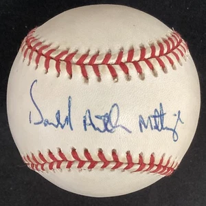 Don Mattingly Donald Arthur Full Name Signature Signed Baseball Yankees JSA - Picture 1 of 7