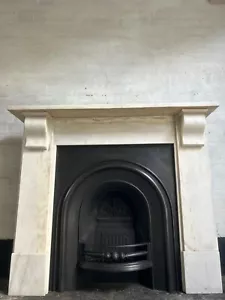 Marble Fire Surround for Cast Iron Fireplace - Picture 1 of 3