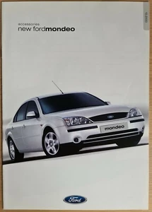 Ford Mondeo Accessories 10 page Sales Brochure Oct 2000 - Picture 1 of 6
