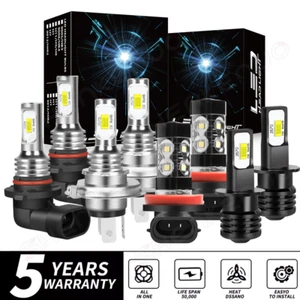 For Toyota Corolla 2009 2010 2011 2012 2013 6x LED Headlight Hi/Lo+Fog Light Kit - Picture 1 of 36