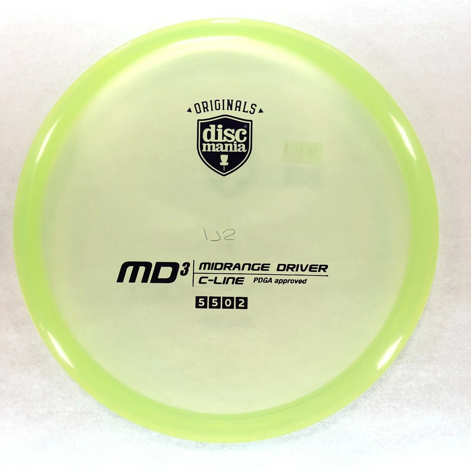 DISC GOLF ORIGINAL DISCMANIA C-LINE MD3 OVERSTABLE MIDRANGE 175g GREEN/YELLOW - Image 1 of 1
