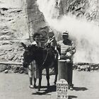 Photo vintage 1957 noir et blanc célèbre cascade famille Colorado 