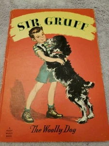 Vintage 1947 Sir Gruff The Woolly Dog By Nan Gilbert- A Childrens Fuzzy Wuzzy HC - Picture 1 of 9