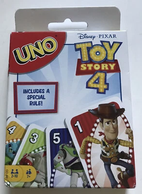 Disney Pixar Toy Story 4 UNO Card Game - New - Image 1 of 4