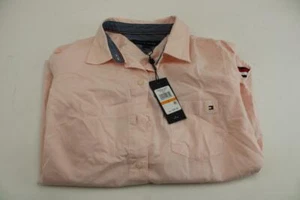 Neu mit Etikett! Tommy Hilfiger Button Down Hemd Rosa Roll-Tab - Bild 1 von 11