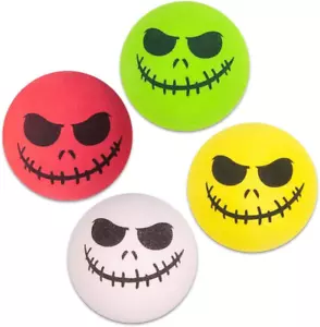 4 Piezas Divertido Halloween Calavera Sonrisa Coche Antena Topper Bola Aérea Coche Antena Deco - Imagen 1 de 12