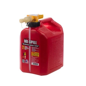 No Spill 1405 No-Spill Gas Fuel Can 2.5 Gallon *NEW* ViewStripe Buy Multi & Save - Picture 1 of 9