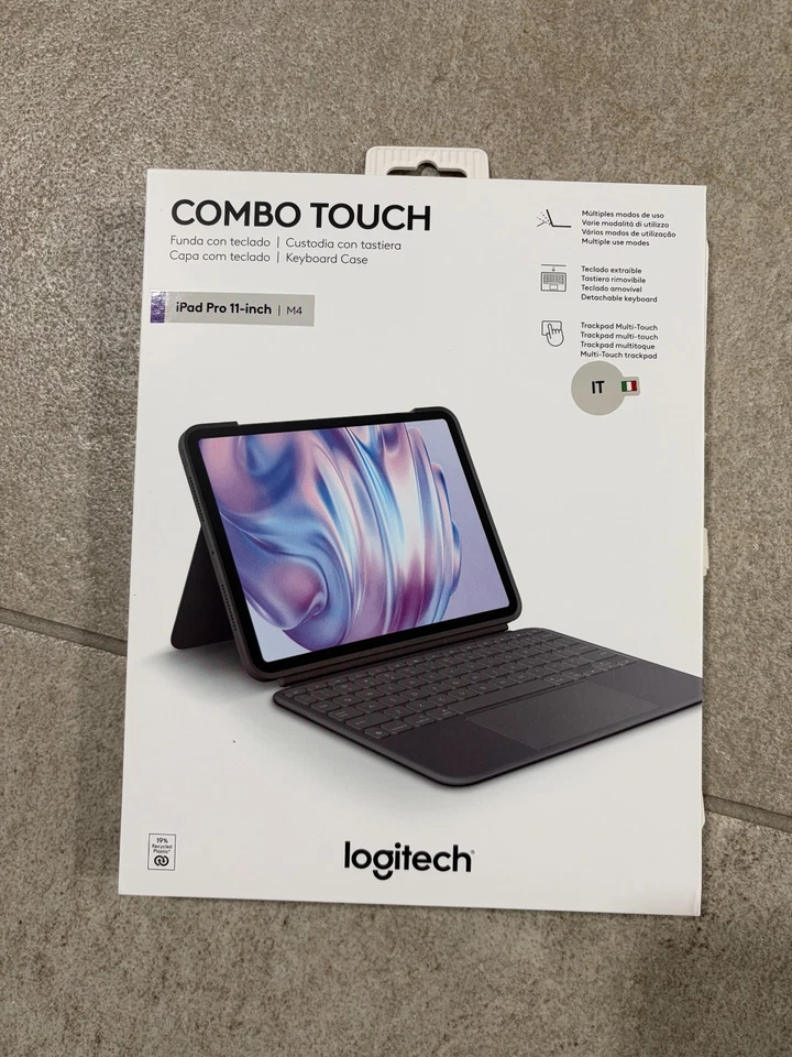 Logitech Combo Touch Keyboard Case - iPad Pro 11" M4 M5 - Usata come nuova - Immagine 1 di 1