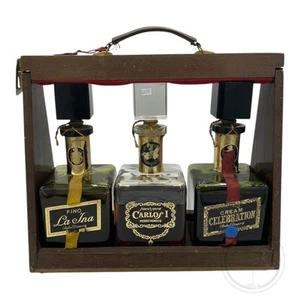Vintage Bottle - Pedro Domecq Tris 3 bt Carlos I Brandy Solera Especial - Fino L - Imagen 1 de 1