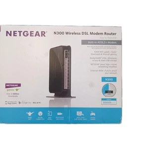Netgear N300 Wireless DSL Modem Router (ADSL2+Modem Router) Model DGN2200 - Picture 1 of 12