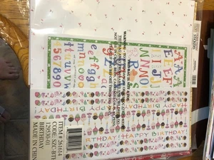 Scrapbooking Papier; Geburtstag; Mini Floral; versiegelt - Bild 1 von 1