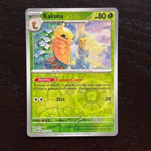 Kakuna 014/165 Pokemon 151 Scarlet & Violet Reverse Holo Common NM - Picture 1 of 2