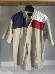 Camisa Red Head Para Hombre XL Patriótica Abotonada Exterior Manga Corta Pesca Senderismo - Imagen 1 de 8