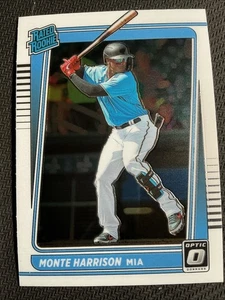 2021 Panini Donruss Optic #99 Monte Harrison RATED ROOKIE - Picture 1 of 5