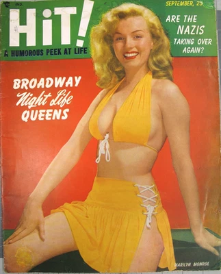 Revista de colección de películas de Marilyn Monroe ¡Éxito! Septiembre 1949 OS45 Foto 1 de 4