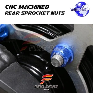Blue Rear Wheel Sprocket Nuts M12 For Honda NC700 12 13 14 15 - Picture 1 of 3