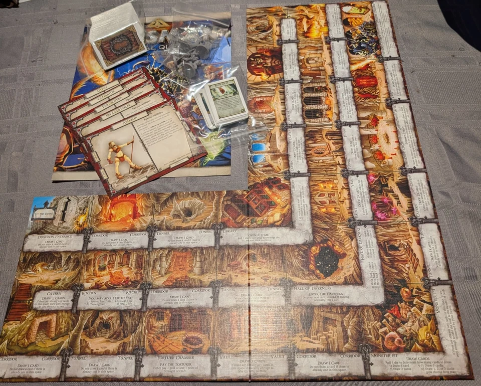 Talisman Revised 4th Edition Game The DUNGEON Expansion FFG  100% Complete - Image 1 of 1
