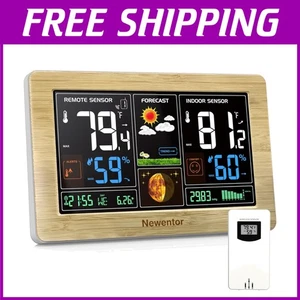 Color Display Weather Station Thermometer - Picture 1 of 7