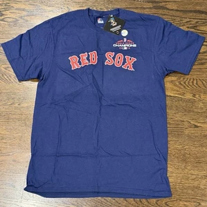Majestic Boston Red Sox 2018 World Series Champions T-Shirt Mookie Betts Medium - Bild 1 von 8