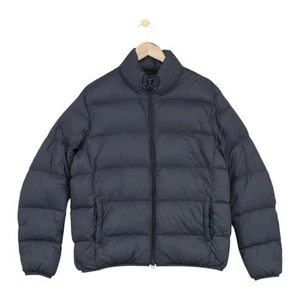 Joe Fresh Down Puffer Jacket Mens Size M Grey Lightweight Full Zip - Picture 1 of 15