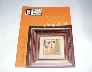 NEW HEART IN HAND WEE ONE PUMPKIN HILL COUNTED CROSS STITCH PATTERN - Picture 1 of 1