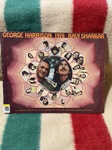 Vintage 1974 George Harrison & Ravi Shankar Tour Brochure Handout