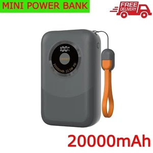 22.5W Portable 20000mAh Power Bank PD Fast Charging Battery For iPhone, Samsung - Picture 1 of 16