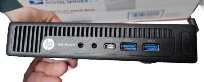 HP EliteDesk 800 g2 mini i5-6500 3.2 Ghz8GB Ram 125GB SSD  Windows 10 Pro - Image 1 of 4