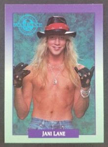 Jani Lane Warrant 1991 Music Rock Band Brockum Rock Star Card #173 (NM)