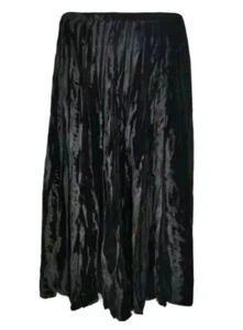 Ralph Lauren Purple Label Women's Skirt Black Velvet A-line Pencil Small 4 NEW - Picture 1 of 3