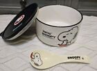 Genuine Peanuts & Snoopy Ceramic Vacuum Sealing Lid & Ceramic Spoon 