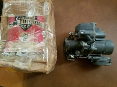 NASH Lafayette 1939 1940 1941 NOS CARTER WA - 1 Rebulit CARBURETOR  9-6 - Image 1 of 4