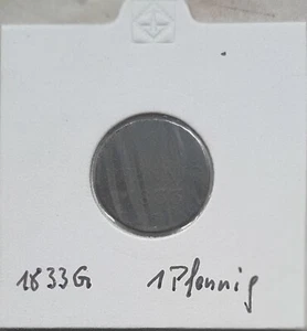 1 Pfennig 1833 - Bild 1 von 2