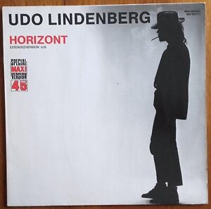 DISQUE VINYLE MAXI 45t 12" UDO LINDENBERG « Horizont » POP ROCK GERMANY 1987