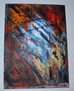 Acrylic Painting by Local Artist,Dan Nester,"Browns Town"- 12 x 16 - Picture 1 of 8