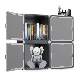 Cube Storage Organzier with Doors 4-DIY Closet Organizers and Storage Cube - Picture 1 of 7
