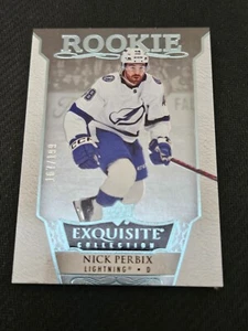 2022-23 Upper Deck Ice Exquisite NICK PERBIX R-35 #ed 167/199 Rookie RC BLUE - Picture 1 of 1