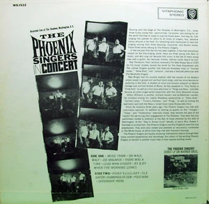 The Phoenix Singers In Concert - Stereo LP - Picture 1 of 1