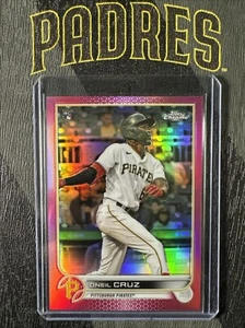 2022 Topps rifrattore rosa cromato #128 Oneil Cruz RC Rookie Pittsburgh Pirates - Foto 1 di 2