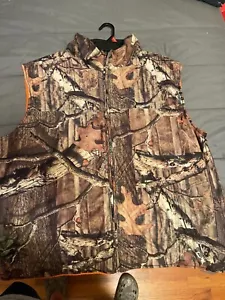 Redhead Mossy Oak Reversible Hunting Vest Break Up Infinity Camo Insulated Sz XL - Picture 1 of 5
