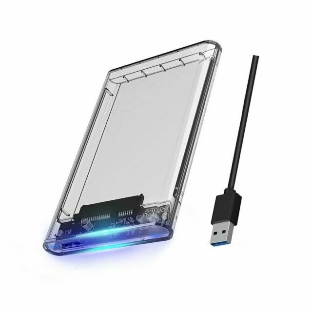 ORICO 2139US3 2.5 inch USB 3.0 SATA III External HDD and SSD Enclosure Case - Clear